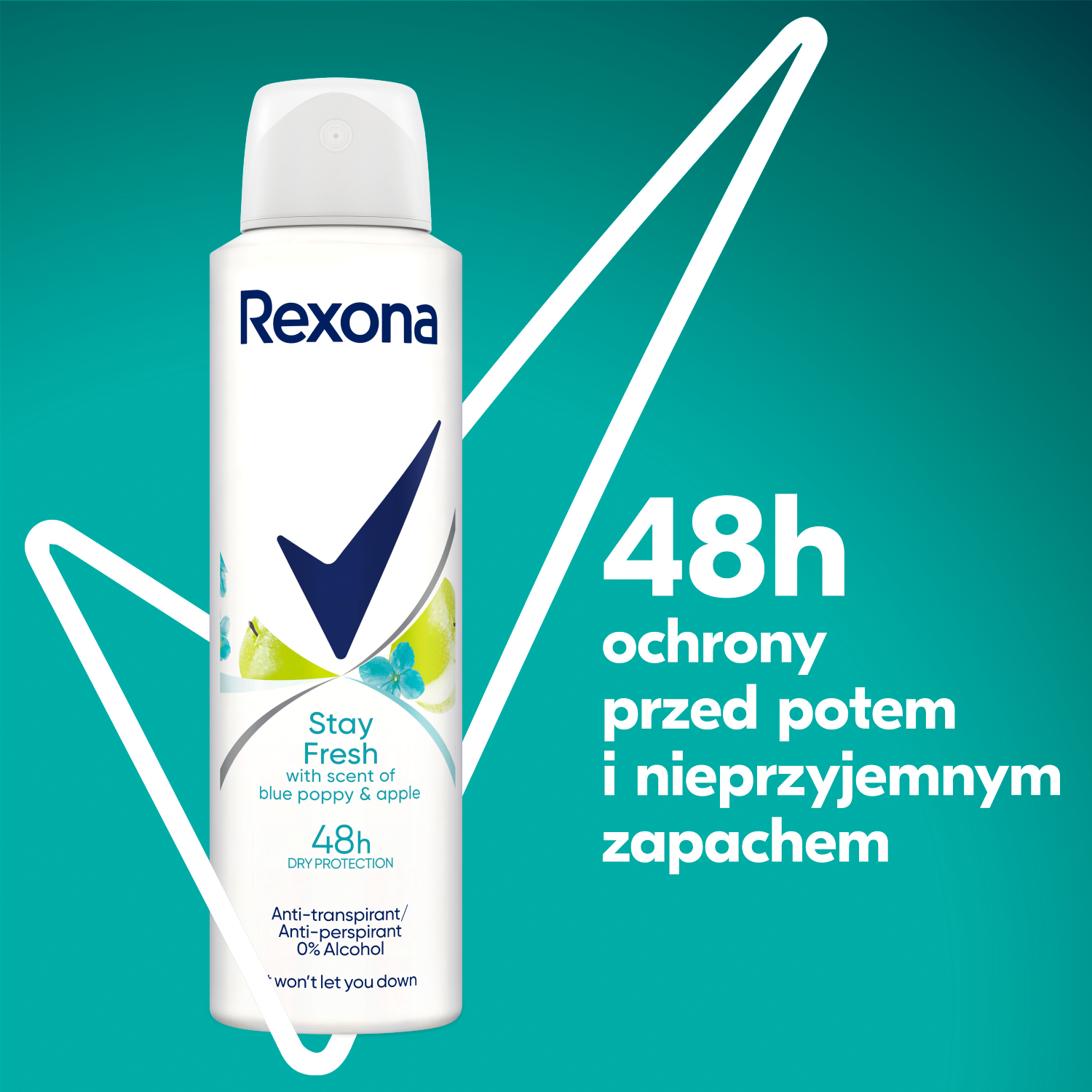 Rexona antiperspirant sprej za žene 150ml za održavanje svježine