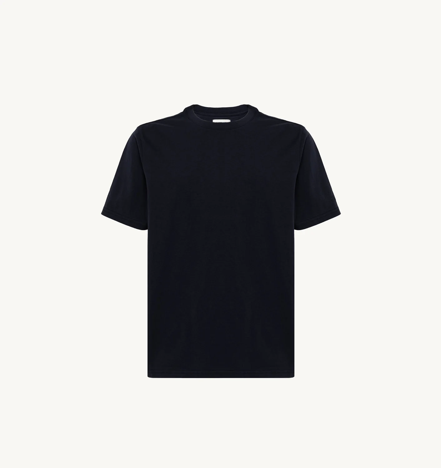 TRICOU DIN JERSEY DE BUMBAC CU LOGO ALBASTRU