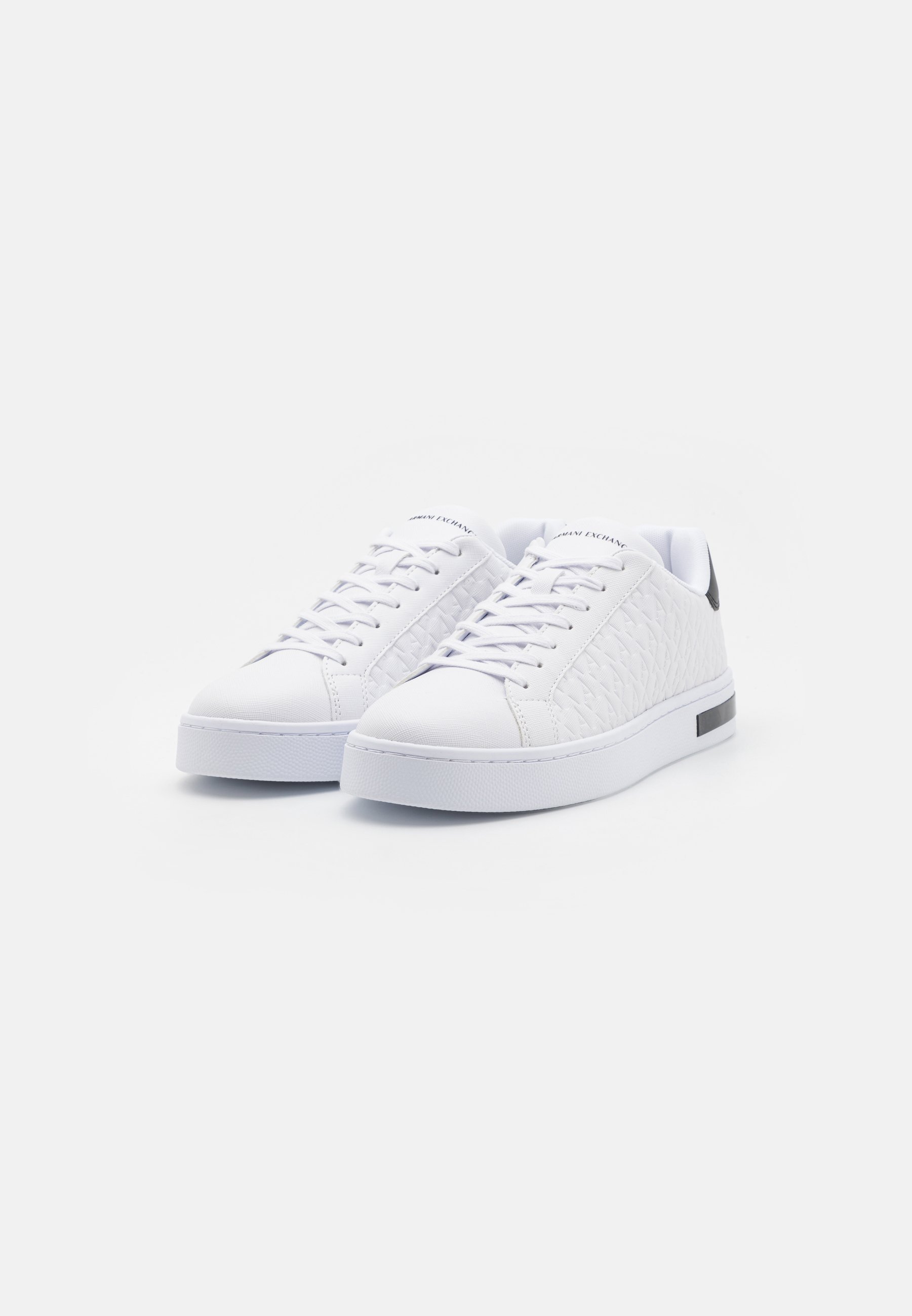 Armani Exchange LONDON - Sneakers - optisch wit/zwart