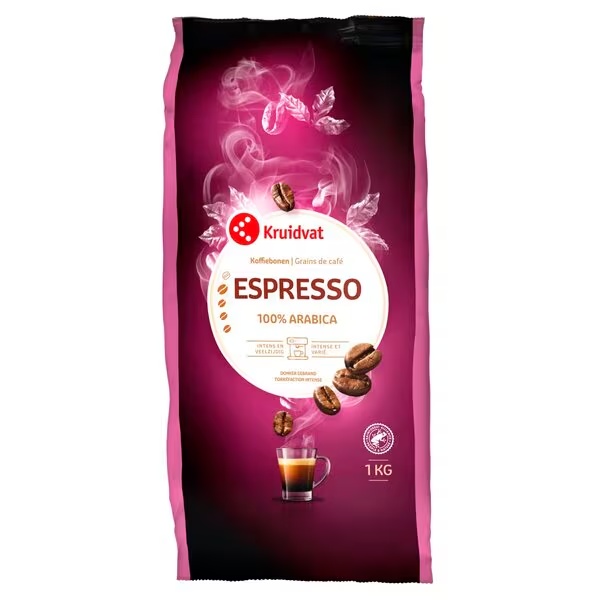 Kruidvat Espresso zrna<br>1000g