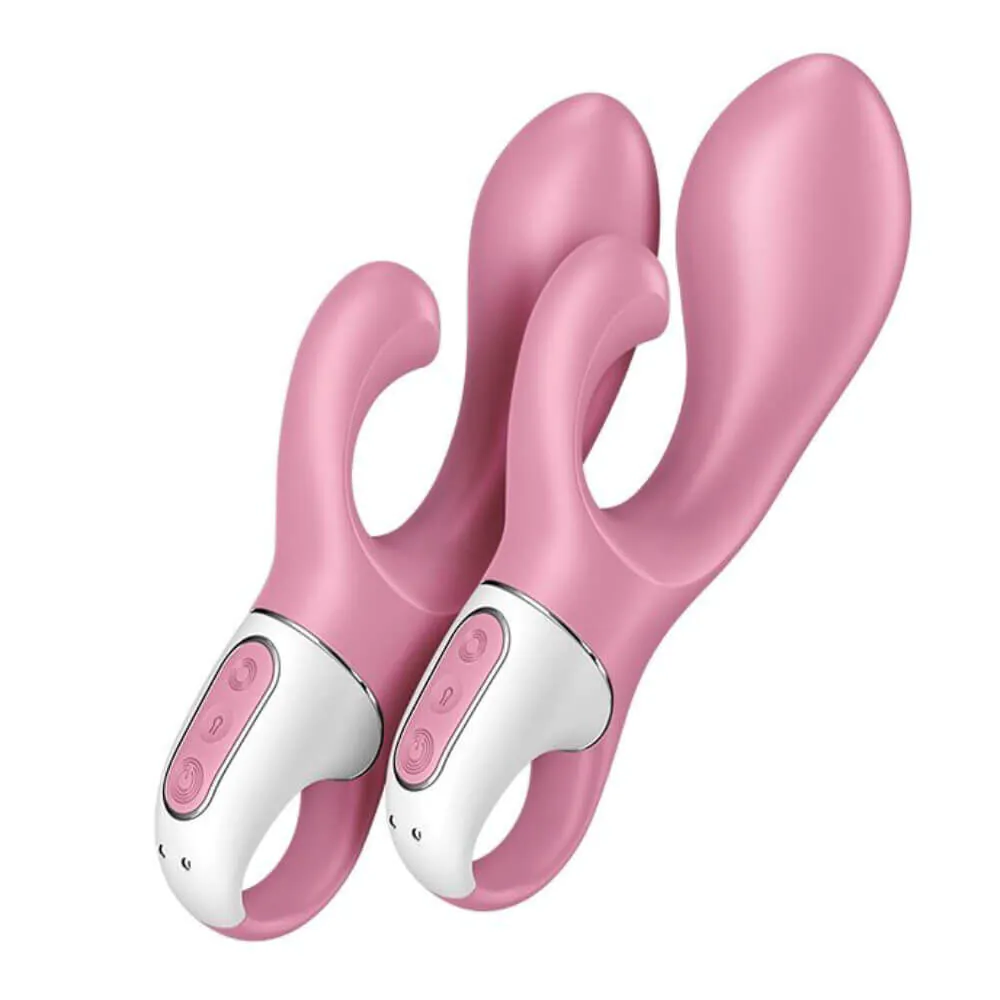 Satisfyer Masażer Air Pump BunnyLight Red