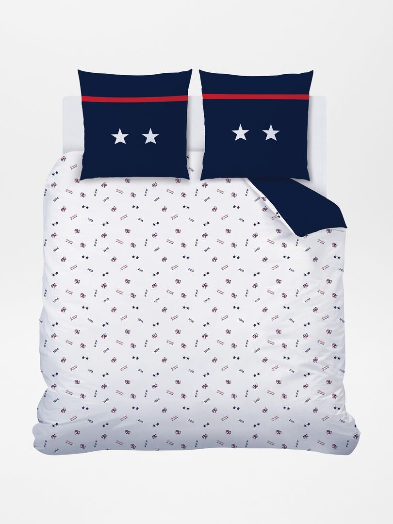 Juego de cama 'FFF' - doble - AZUL