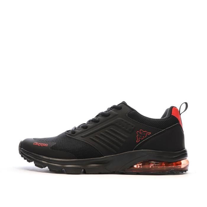 Zapatillas deportivas Kappa Myagi para hombre, color negro/rojo.