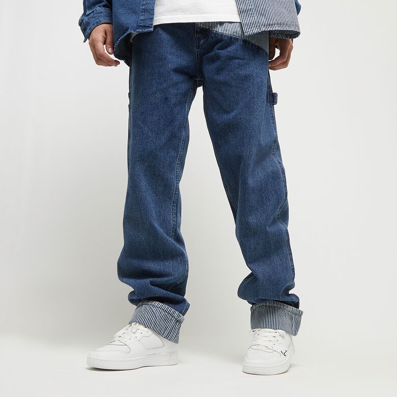 OG Stripe Block Denim Baggy Werkbroek