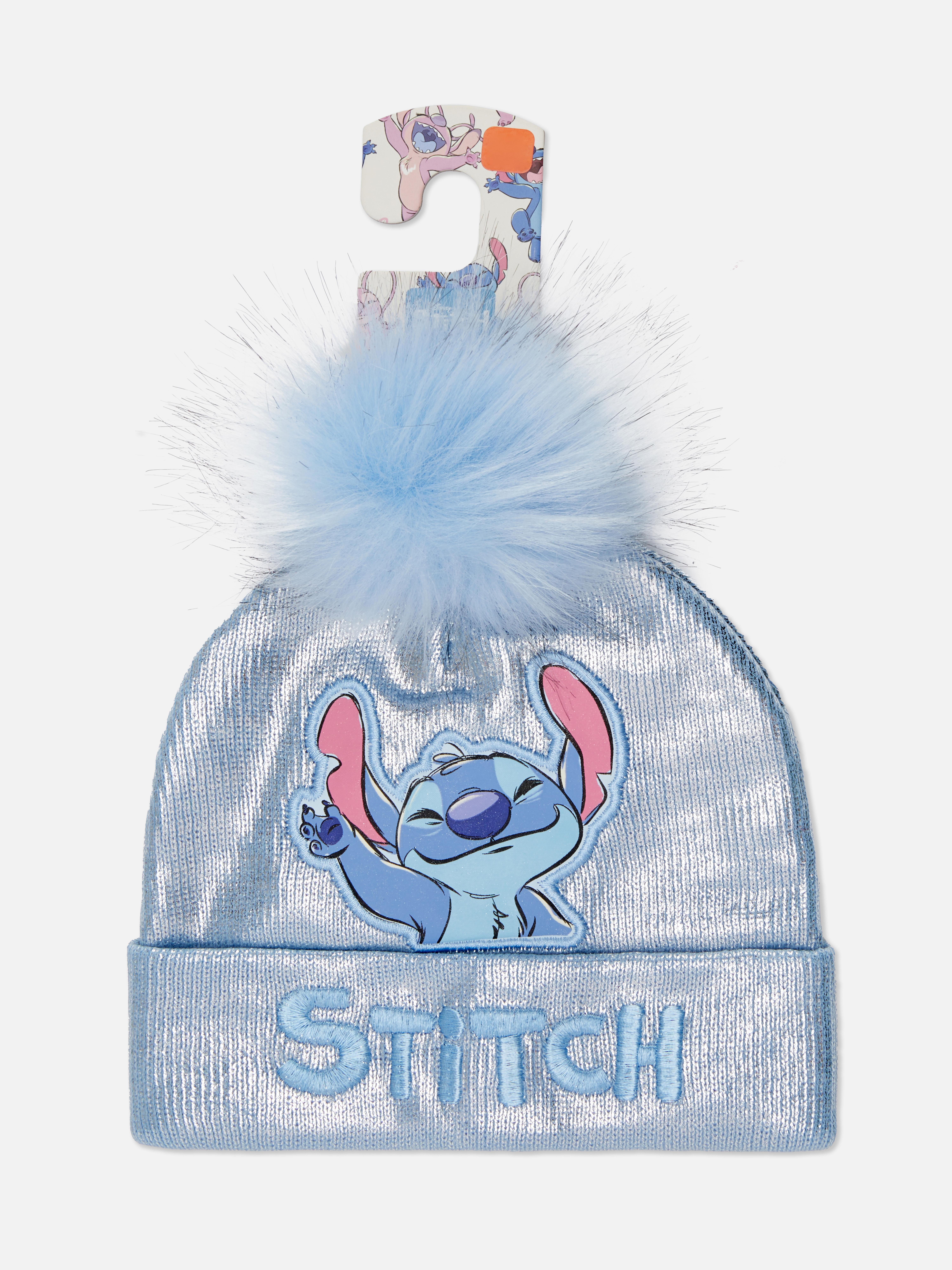 Disney Stitch Mütze mit Bommel Eine glänzende Disney Stitch Mütze mit Applikationen und Stickereien, komplett mit einem Bommel obendrauf