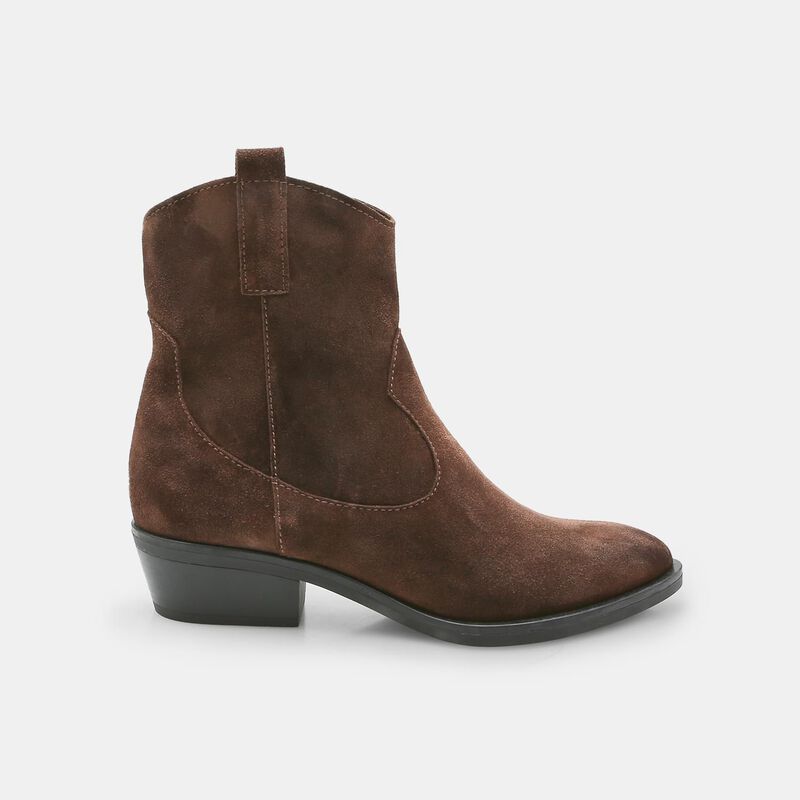 BATA damskie zamszowe botki Texan