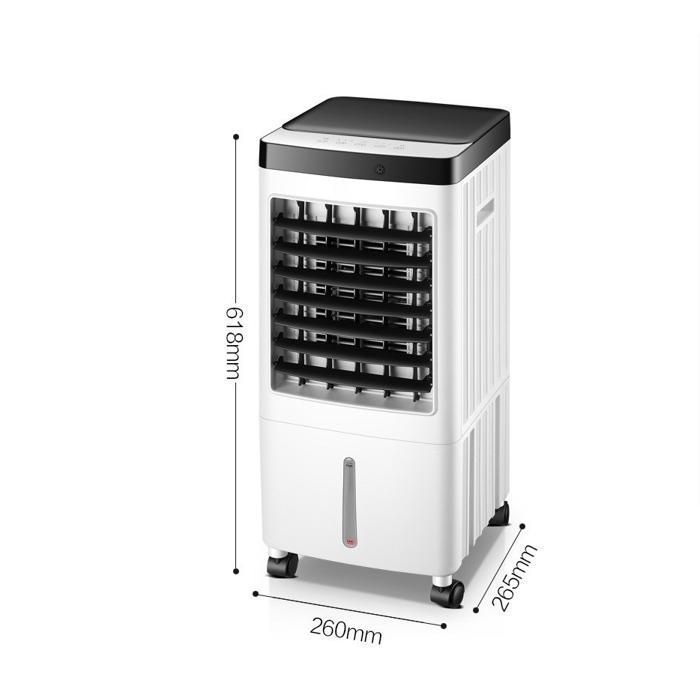 ®RisingFF Geräuscharme, tragbare Klimaanlage, energiesparende tragbare Klimaanlage, Ventilator, 3 Geschwindigkeitsstufen, Fernbedienungsversion