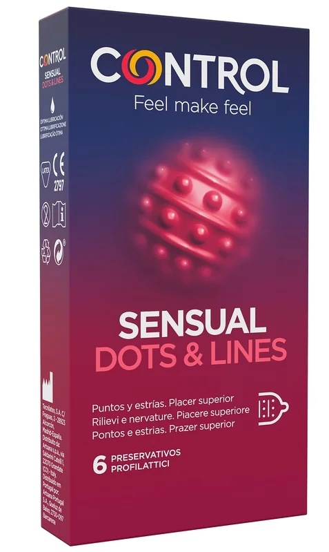 CONTROL Control Sensual Dots&Lines 6-teilig für maximales Vergnügen