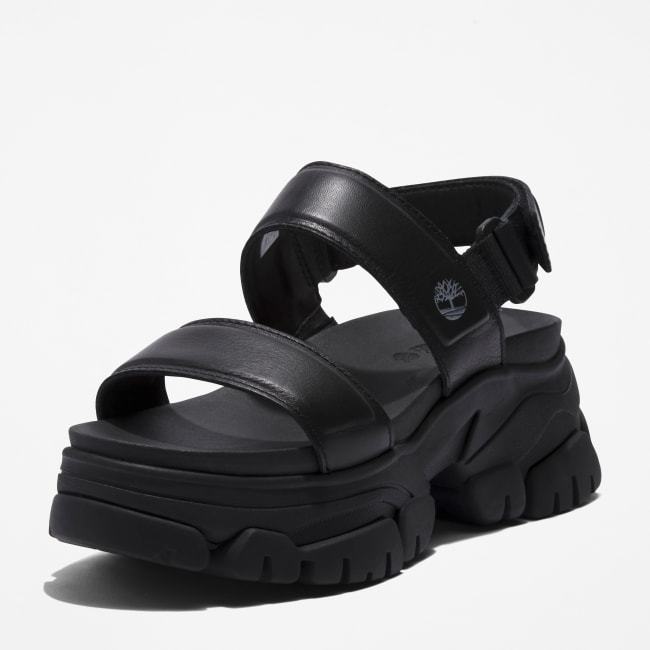Sandalo a Doppia Fascia Adley Way da Donna in                colore nero