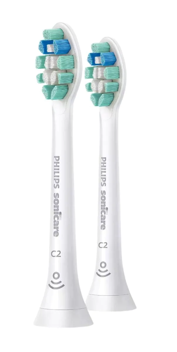 Philips Sonicare C2 Optimal Plaque Defence HX9022/10 Końcówki białe, 2 szt.