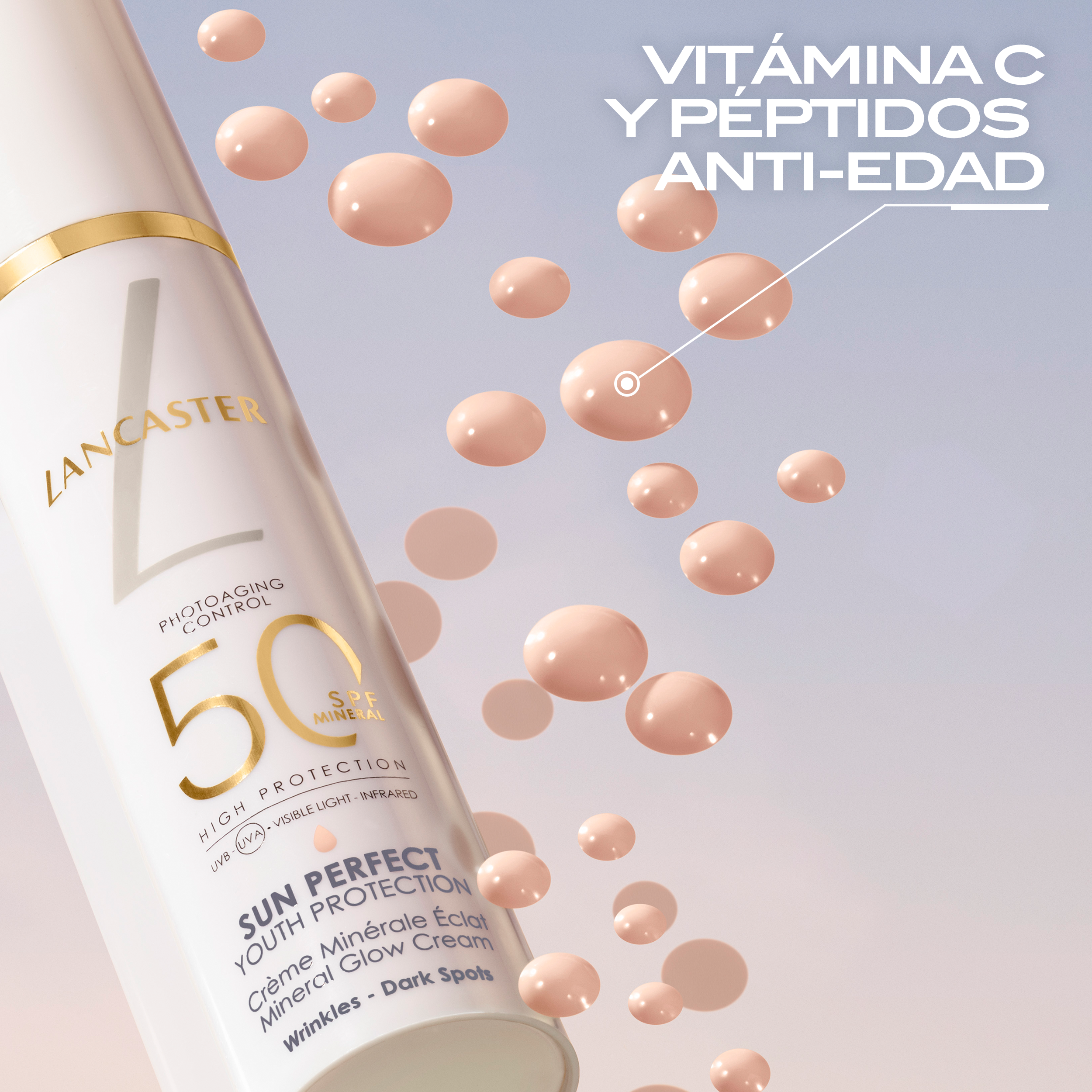 Sun Perfect осветљујућа минерална крема SPF50 заштита лица