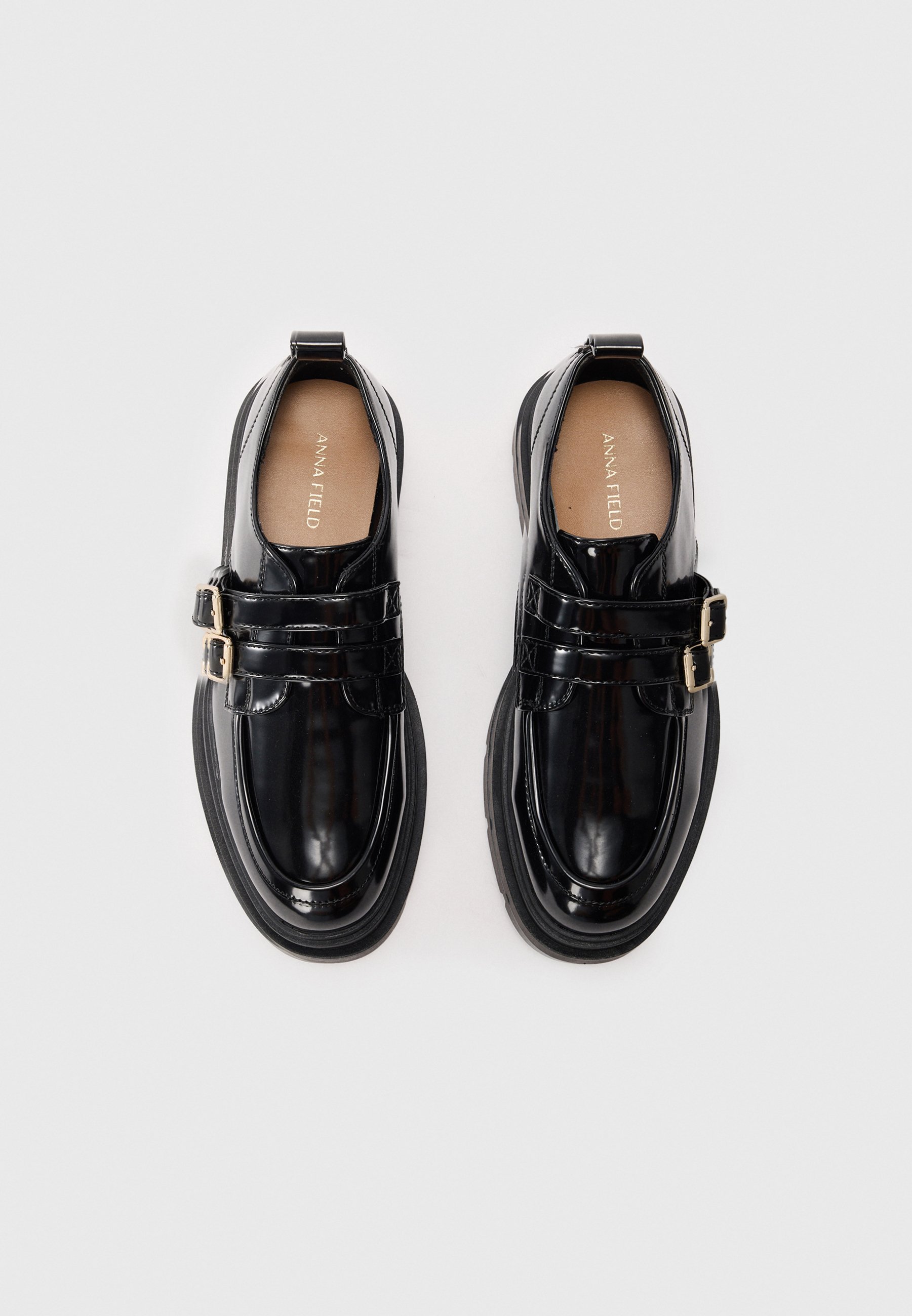 Anna Field Slipper mit weiter Passform – schwarz