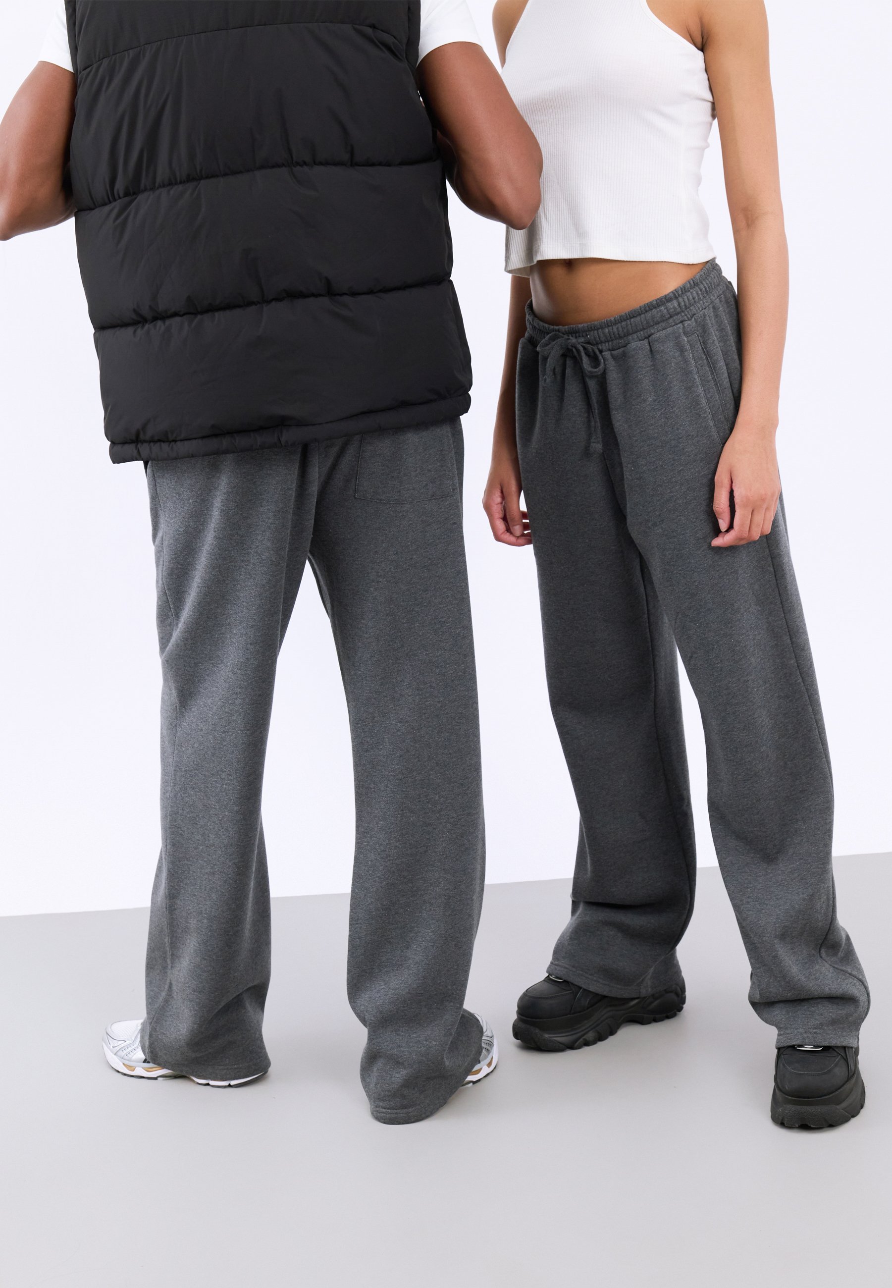 YOURTURN UNISEX - Treningsbukse - dark grey melange