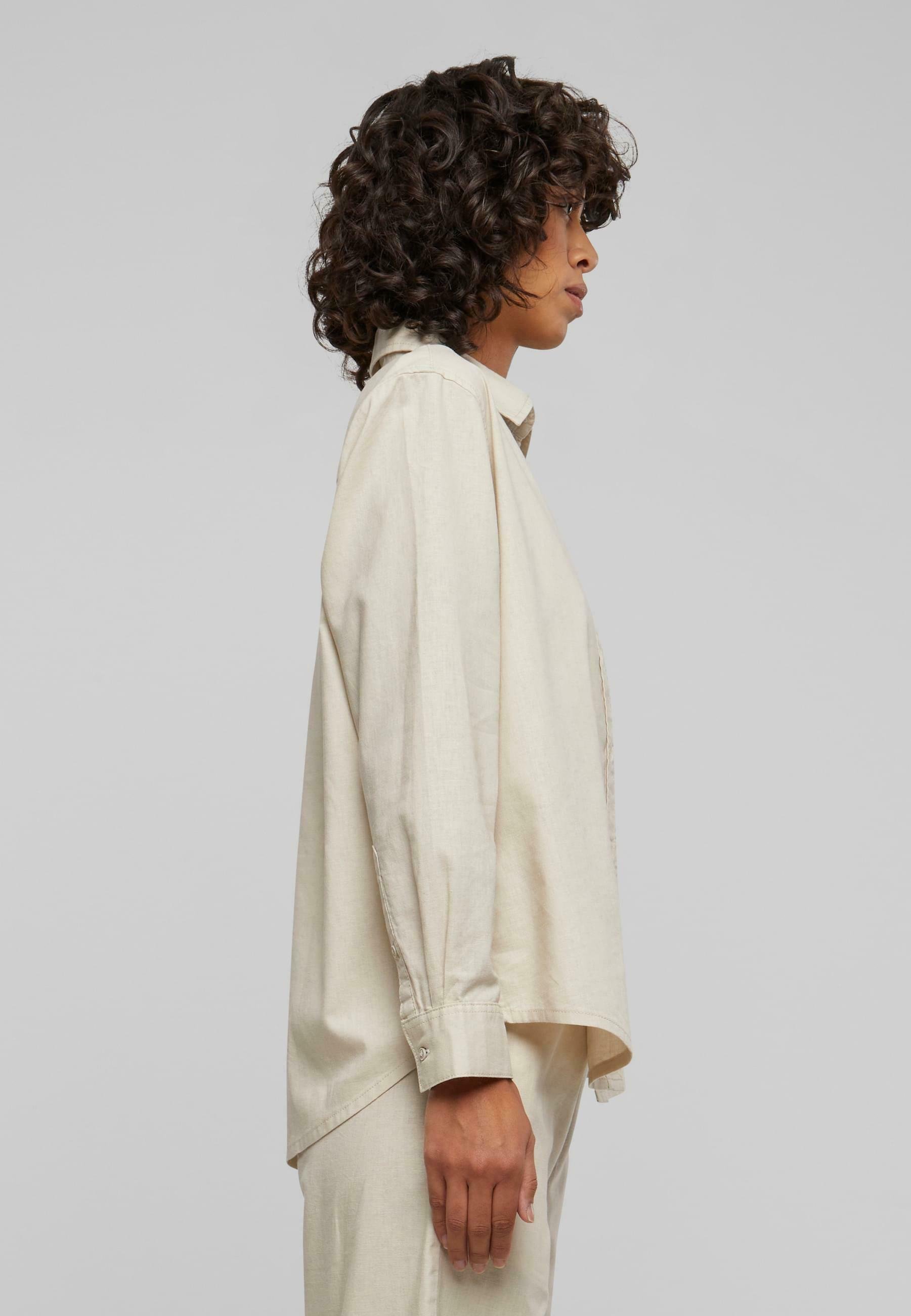 Blusa clássica de botões da Urban Classics - cor capim-marinho macio