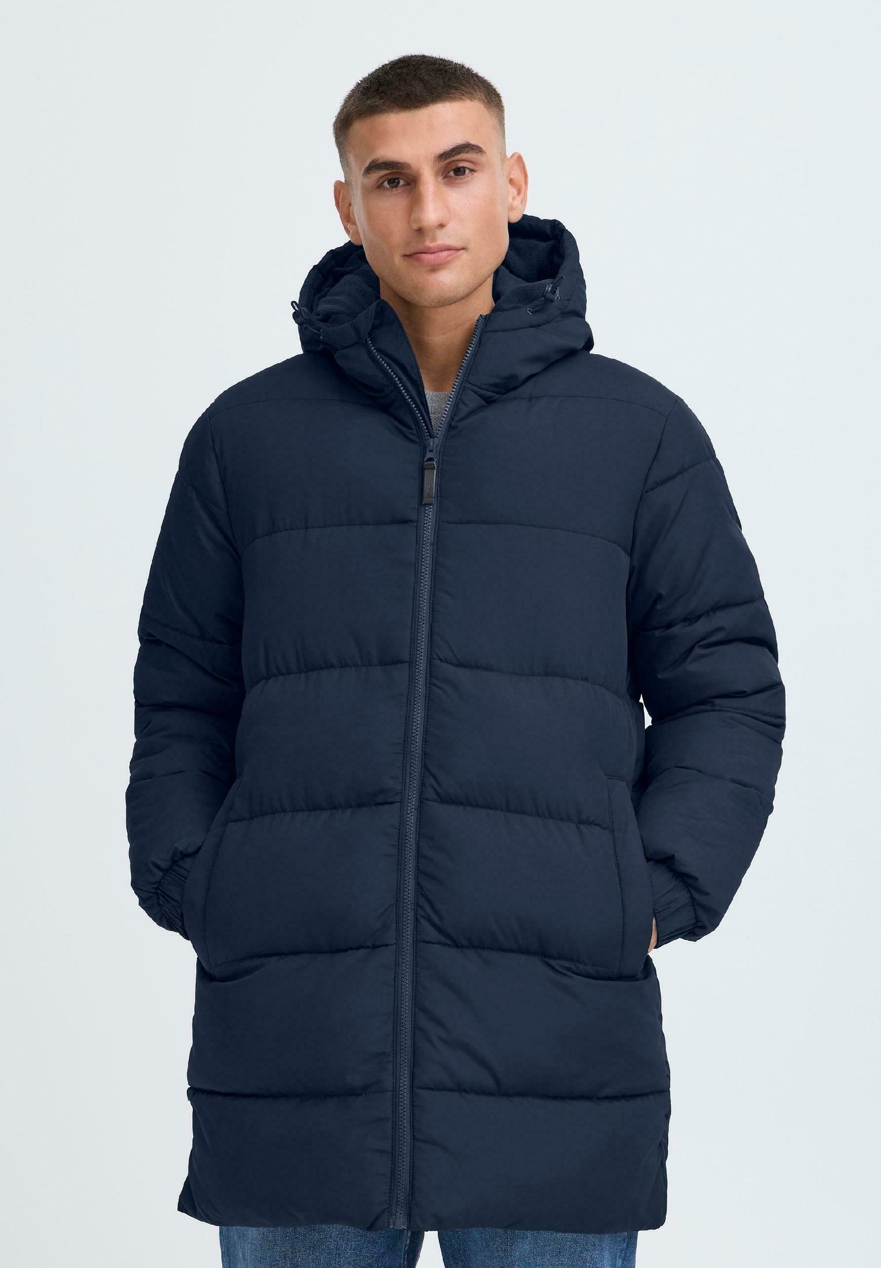 Cappotto invernale SDMARLO tinta unita - blu distintivo