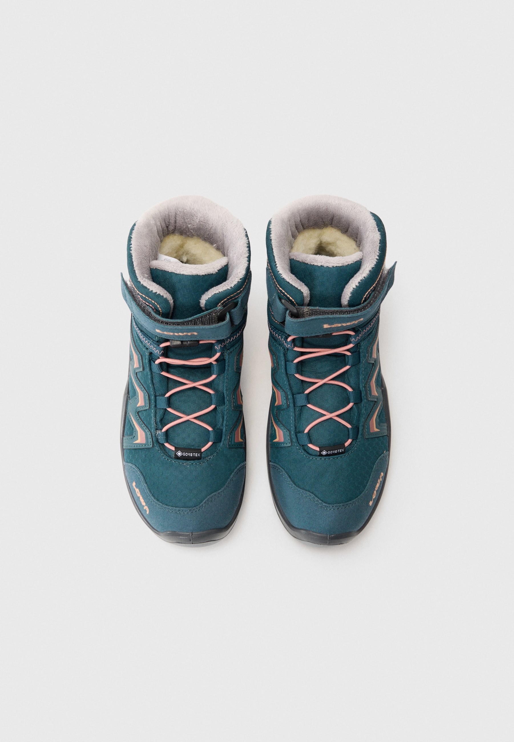 Bottes d'hiver Lowa MADDOX GTX UNISEXES - pétrole/rose