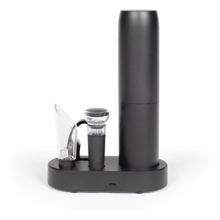 Juego de vino eléctrico recargable - LIVOO - GS159 - Universal - 5 accesorios - Funcionamiento mediante pulsador - Capacidad para 30 botellas