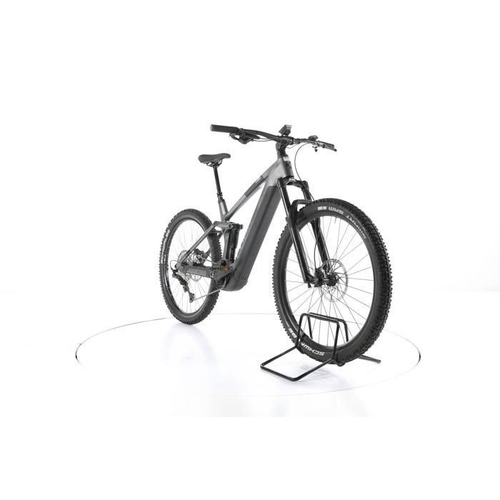 Electric bike - Cube Stereo Hybrid 140 HPC Race - grey - Full suspension electric mountain bike - Bosch 750 Wh Refurbished