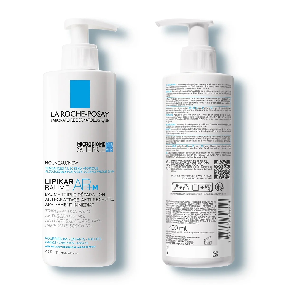 LA ROCHE POSAY La Roche Posay Lipkar Baume AP+ M Regenererende Body Balsem 400 ml