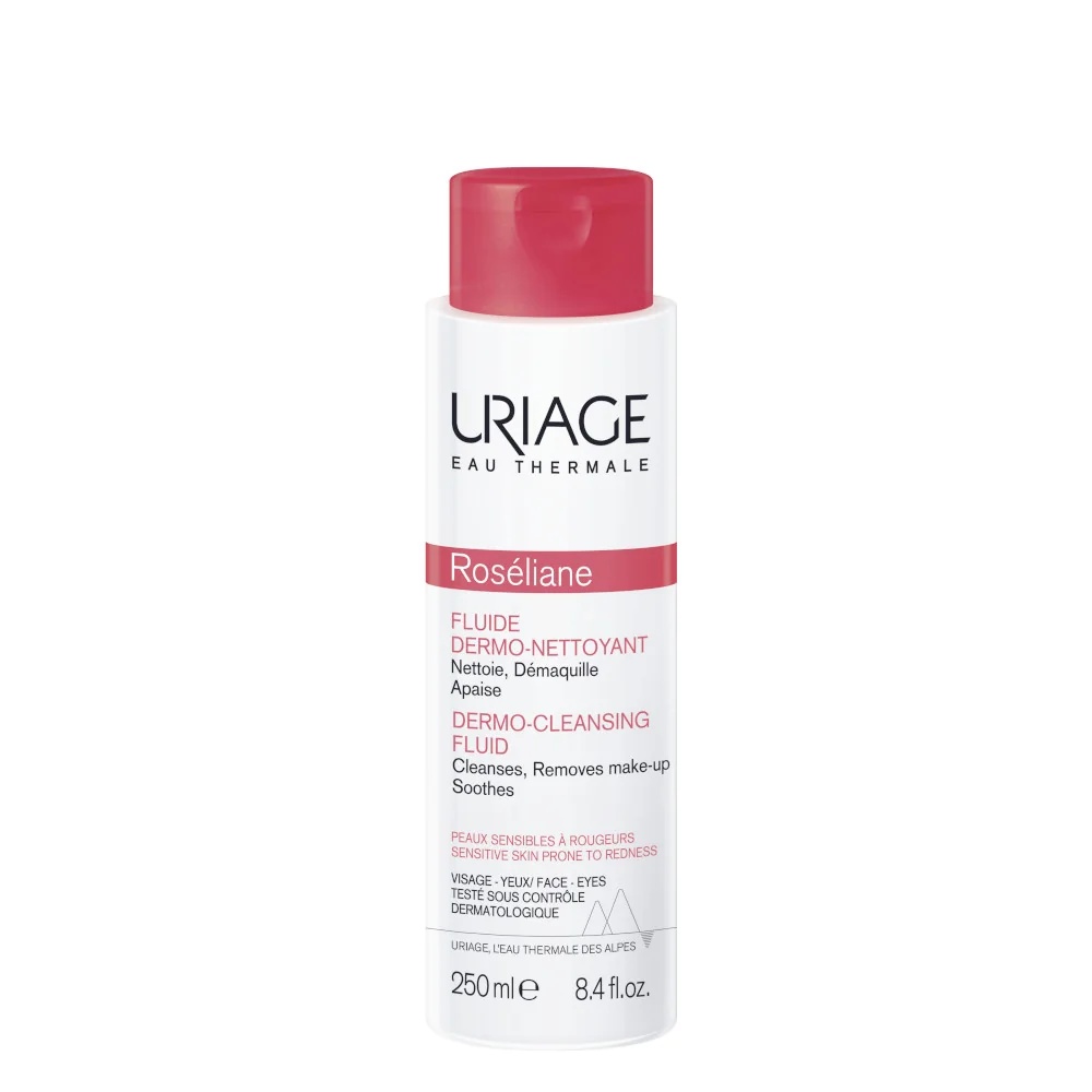 URIAGE Uriage Rosèliane Anti-Redness Cleansing Fluid 250 ml Gevoelige huid