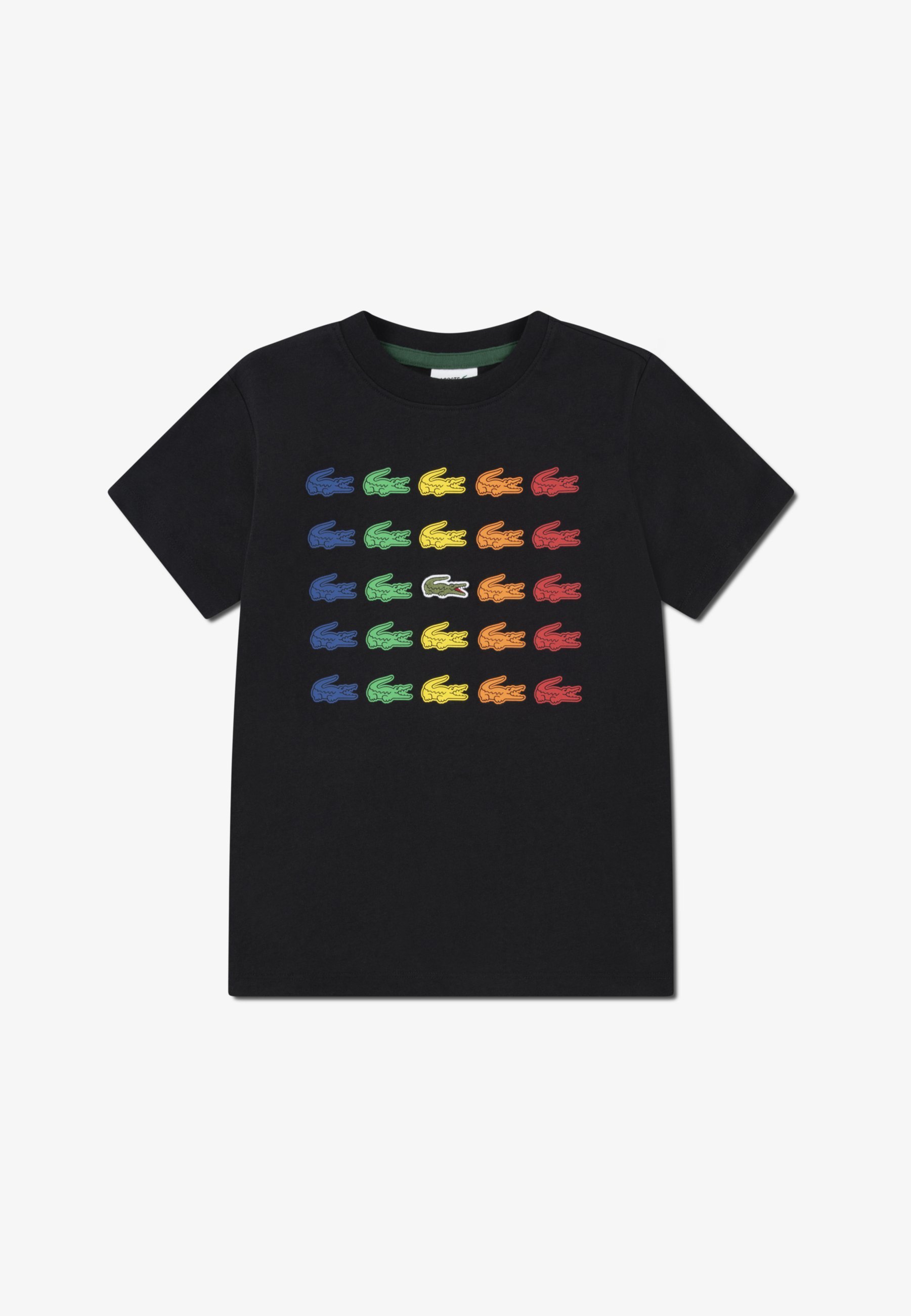 Lacoste TINY ICON TEE - T-shirt stampata - nero