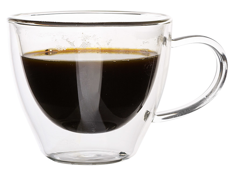 Filiżanka Manhattan Double Glass szklana 200 ml transparentna