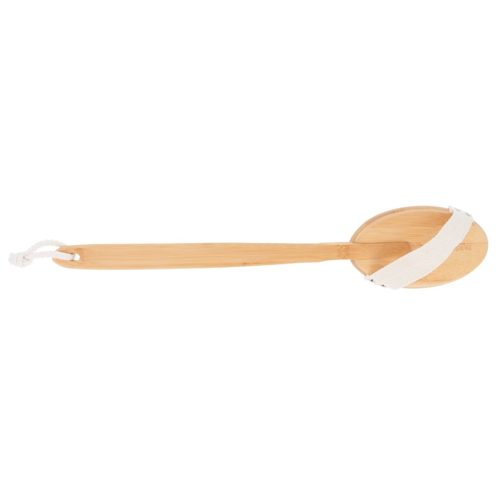 Cepillo de baño plano y de paleta de bambú Parsa Beauty (cabezal extraíble) – 1 unidad