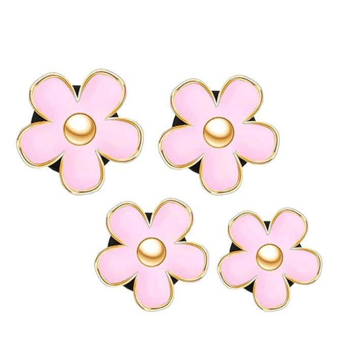 Set di 4 clip decorative a forma di margherita per bocchette d'aria auto, decorazione per griglia interna, deodorante per auto per soggiorno, ufficio, casa, cucina
