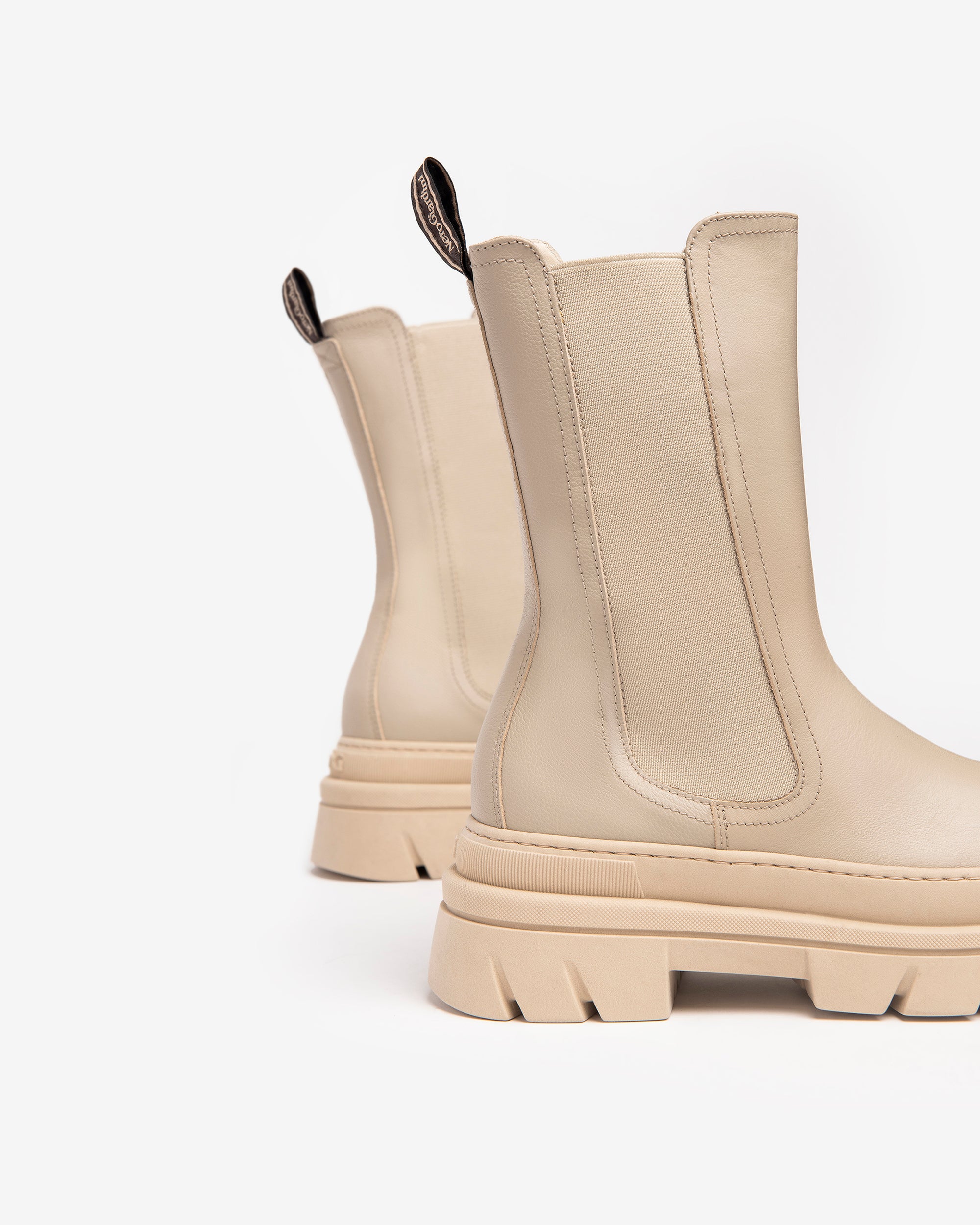  Chelsea-Boots aus Leder für Damen