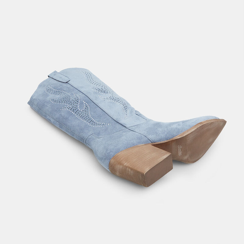 Damskie botki BATA Texan na obcasie 7 cm