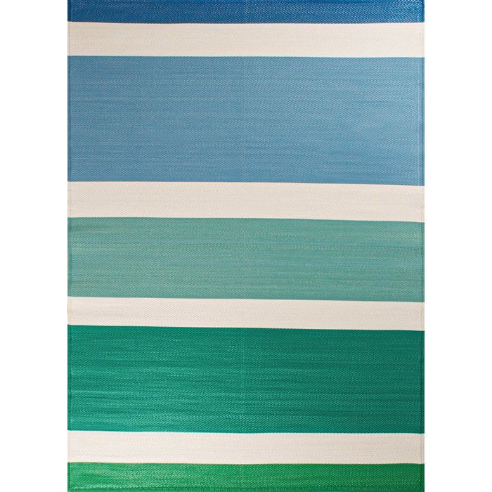 Tapete para exterior - NAZAR RUGS - CAPRI - Reversível - Verde - 150x220 cm