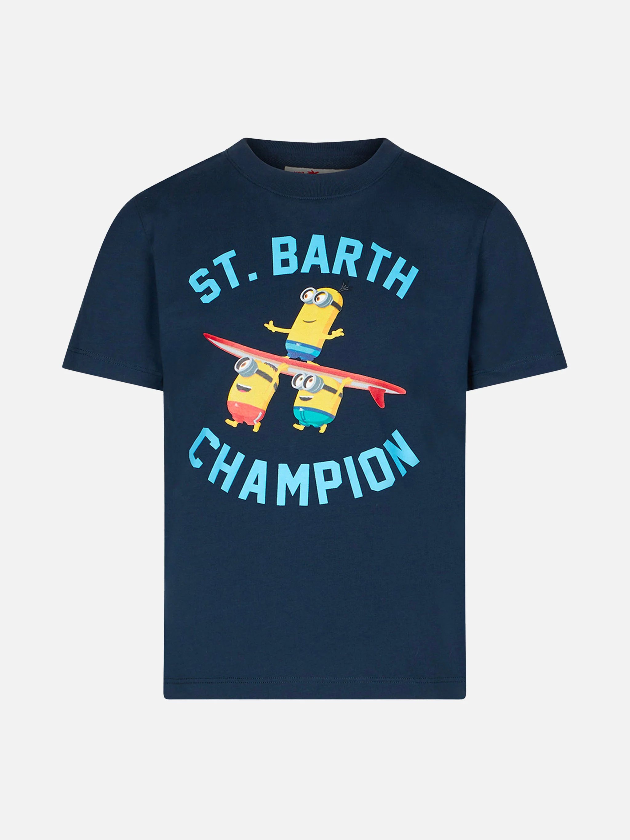 T-shirt da bambino in cotone con stampa St. Barth Champion Minions | M