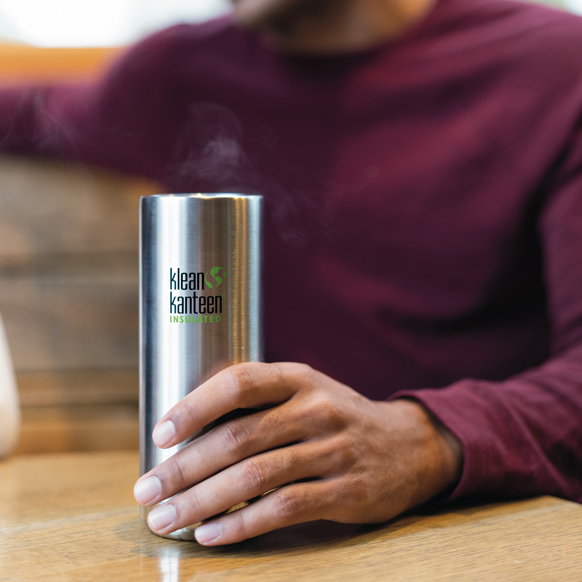  Termo fľaša Klean Kanteen Insulated Tkwide De 16oz s uzáverom Tapón Café