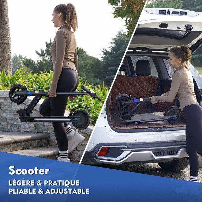 YEE GOO - Opvouwbare elektrische scooter - 20 cm wielen - 250W motor - 42V 5,2Ah accu - Actieradius 15-25 km - Maximale snelheid 25 km/u