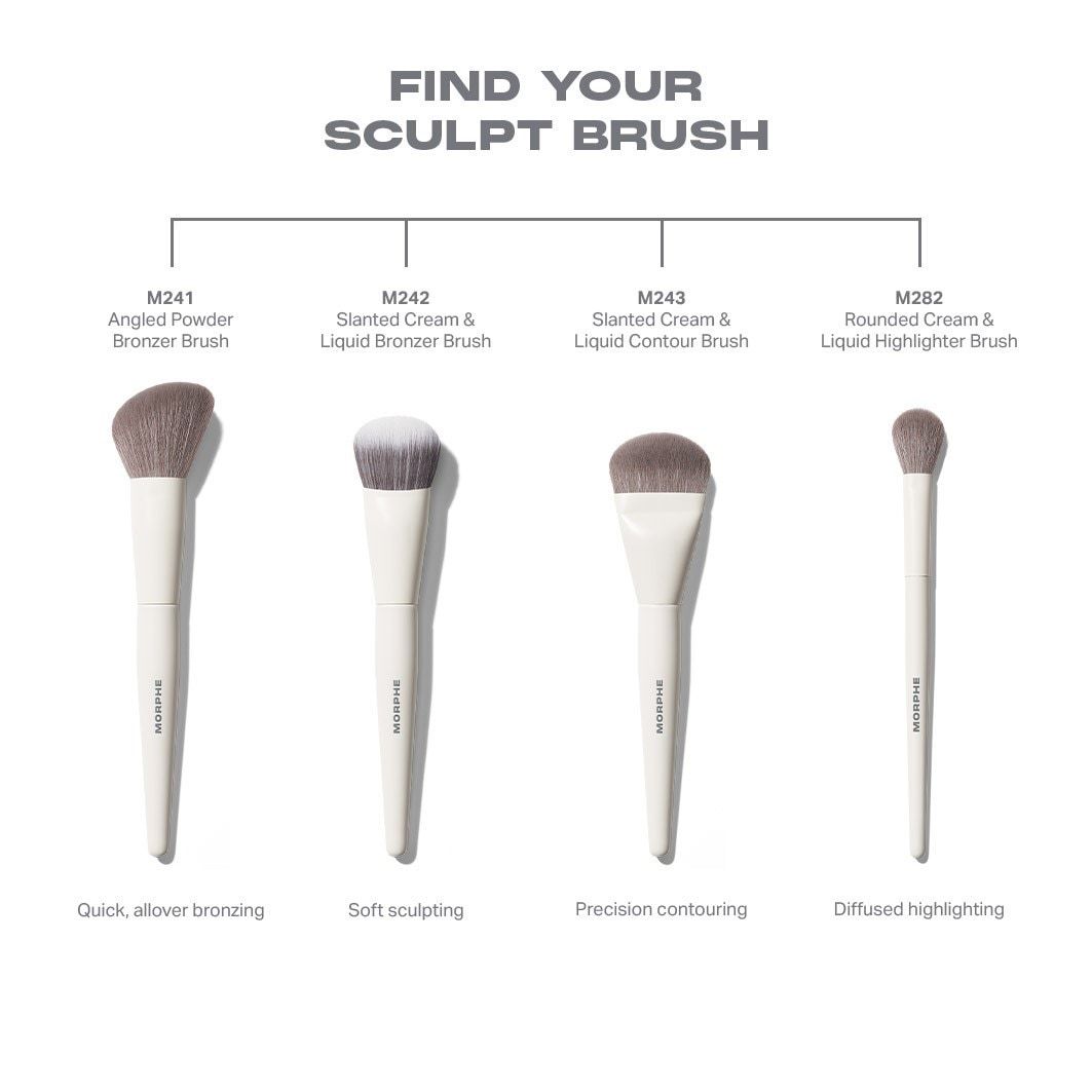 Morphe kist za puder M241, kosi kist za bronzer – 1 komad