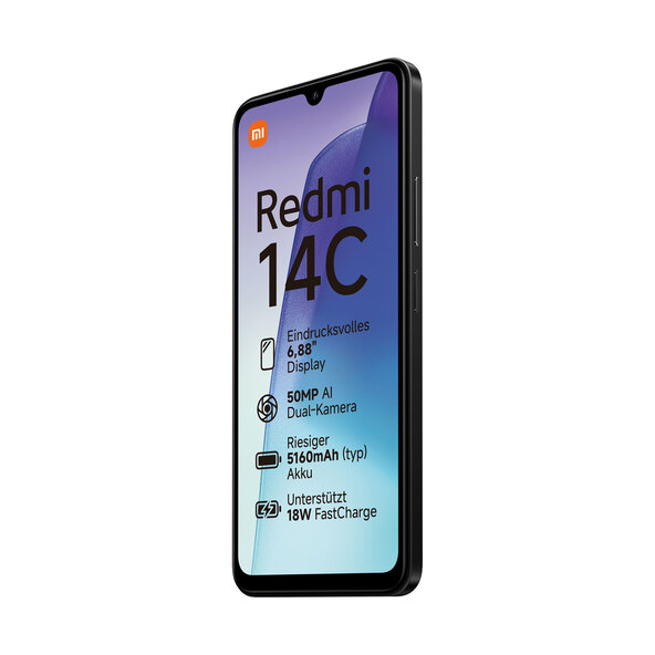 Smartphone Redmi 14c 256GB inclusiv Redmi Buds 6 Play
