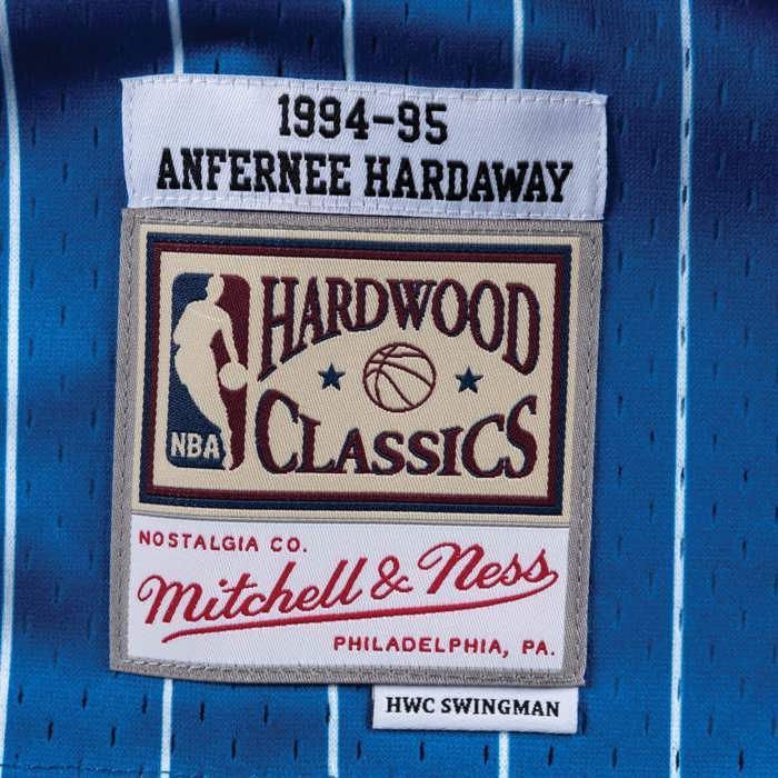Maglia Swingman in mesh - MITCHELL & NESS - Orlando Magic - Anfernee Hardaway - 100% poliestere - Azzurro cielo