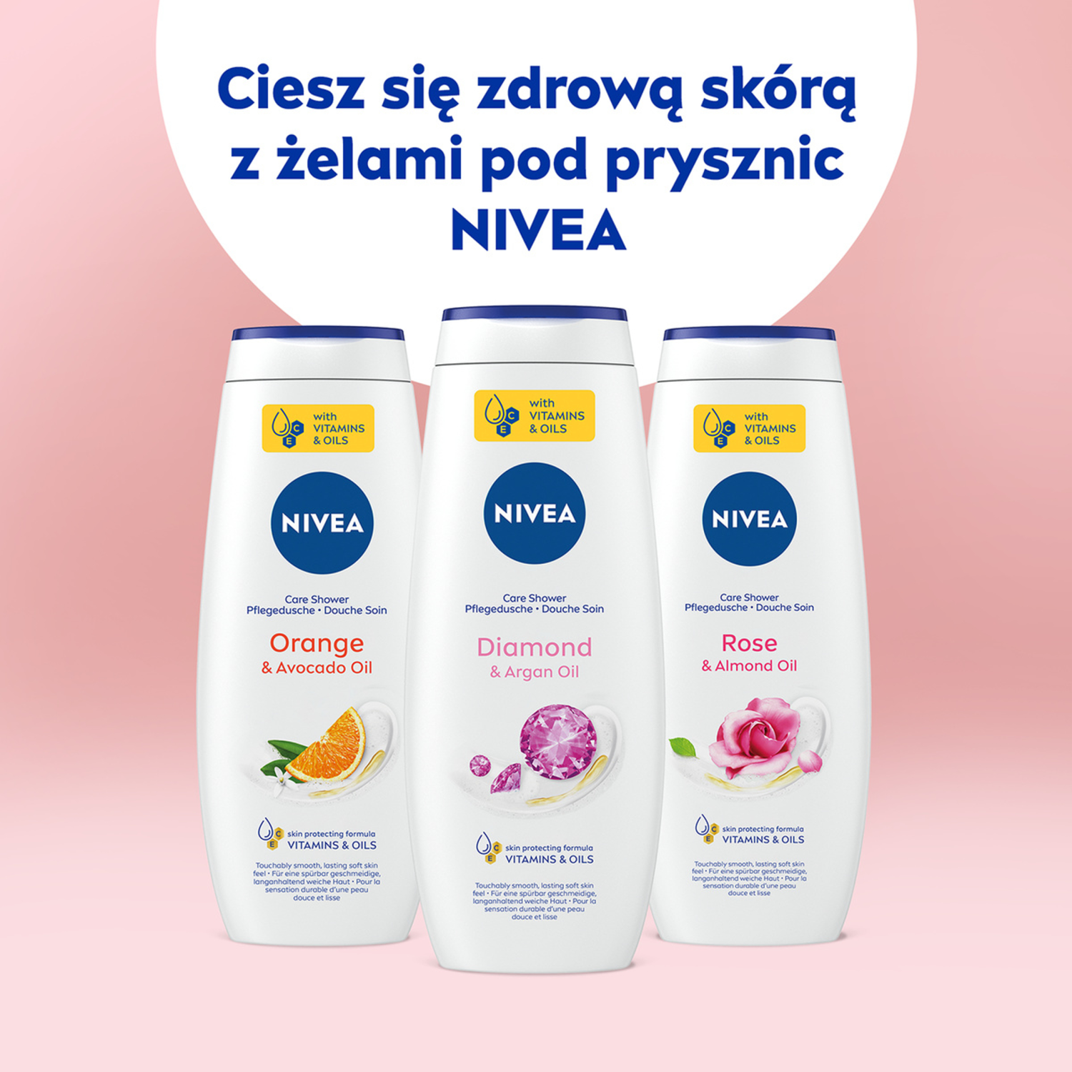 Nivea gel za prhanje Diamond Touch 500 ml