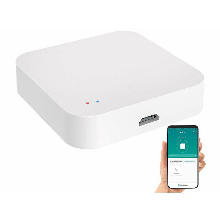 válvulas termostáticas de radiador ZigBee conectadas con puerta de enlace
