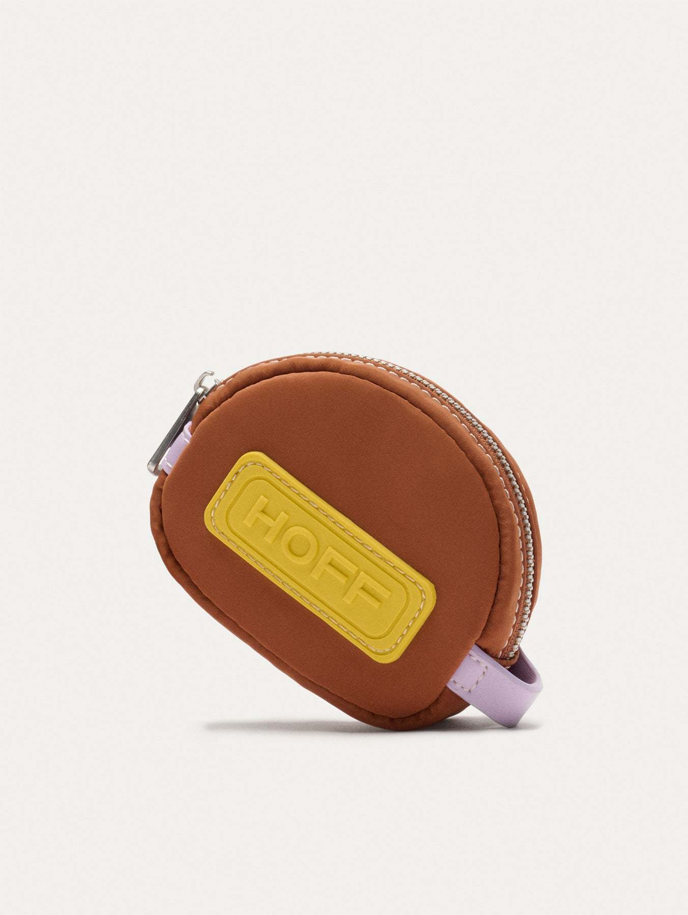 MONEDERO NYLON MARRÓN