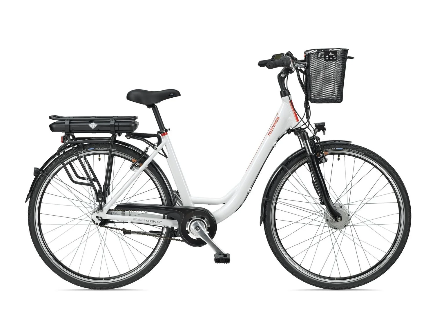 TELEFON E-Bike »Multitalent RC657-S«, Pedelec, Citybike, 28 cali, zasięg 100 km