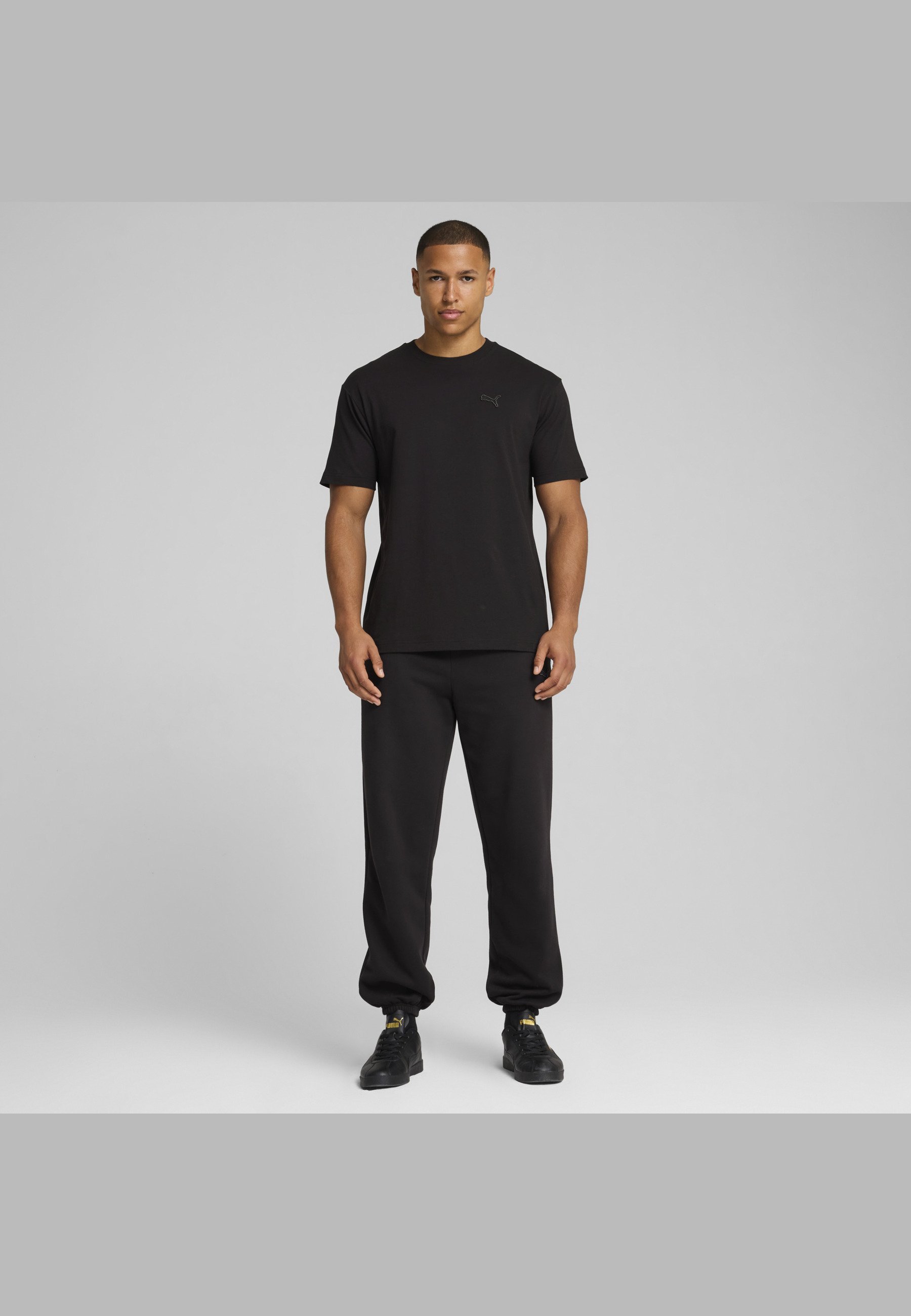 Puma ESSENTIALS ELEVATED - Tricou simplu - negru