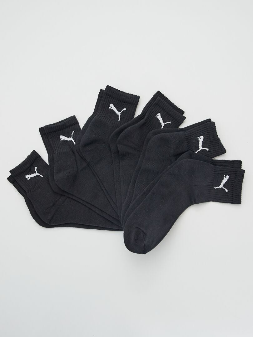 Calcetines Puma - Juego de 6 - Negros