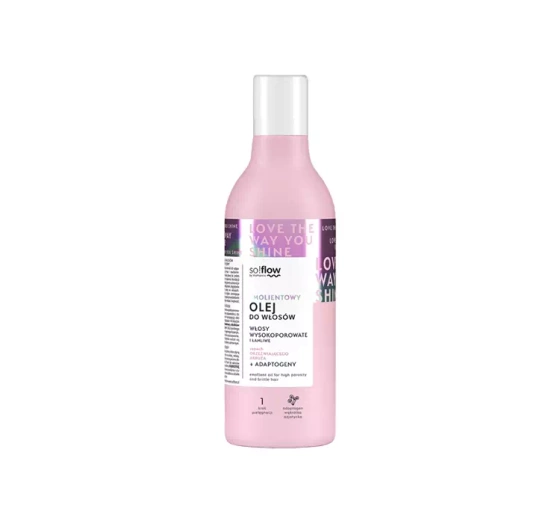 So!Flow emolientowy olej do włosów wysokoporowatych 150ml