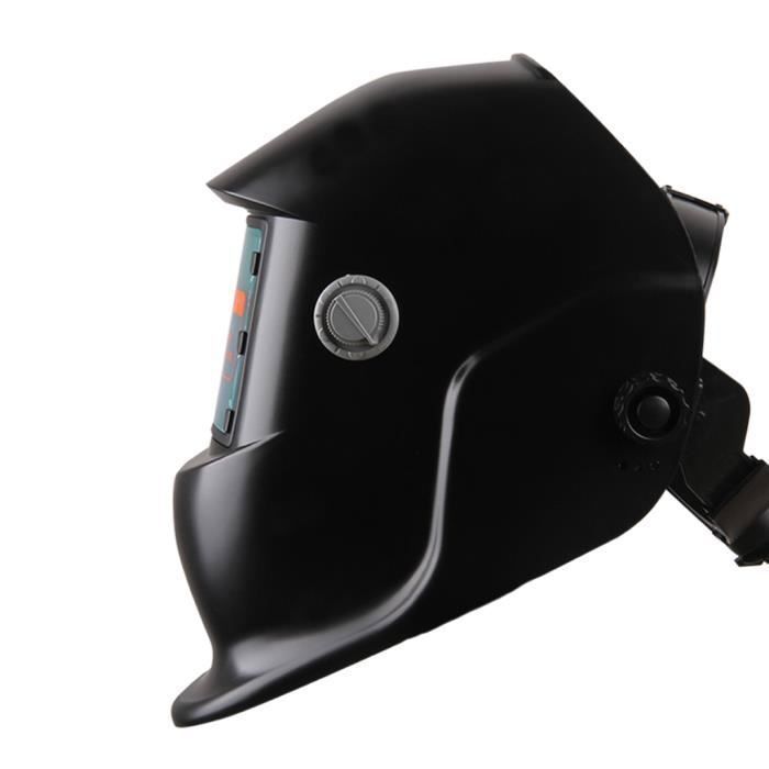 Máscara de soldadura negra de oscurecimiento variable con filtro LCD de oscurecimiento automático para soldadores ARC TIG MIG.