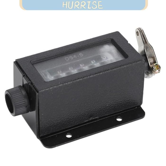 Tbest handmatige snelheidsmeter met klikteller, 6-cijferige mechanische snelheidsmeter voor sportief fietsen