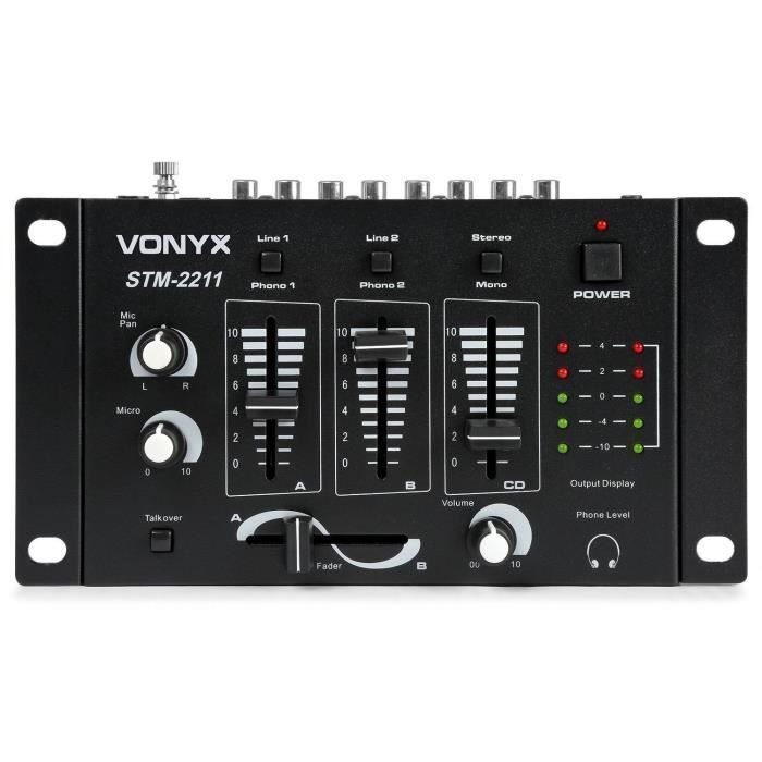 Sistema de karaokê profissional Vonyx - Preto - Elétrico - Adulto - 500W