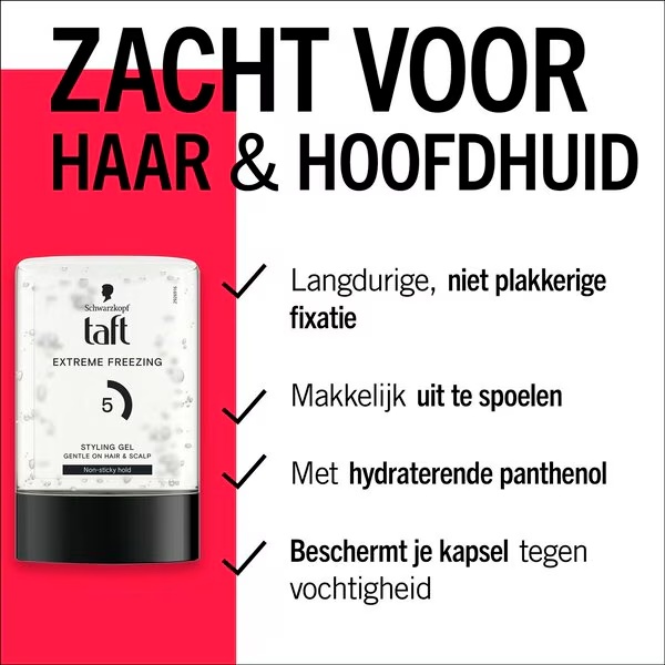 Haargel Taft Extreme Freezing Level 5<br>300 ml