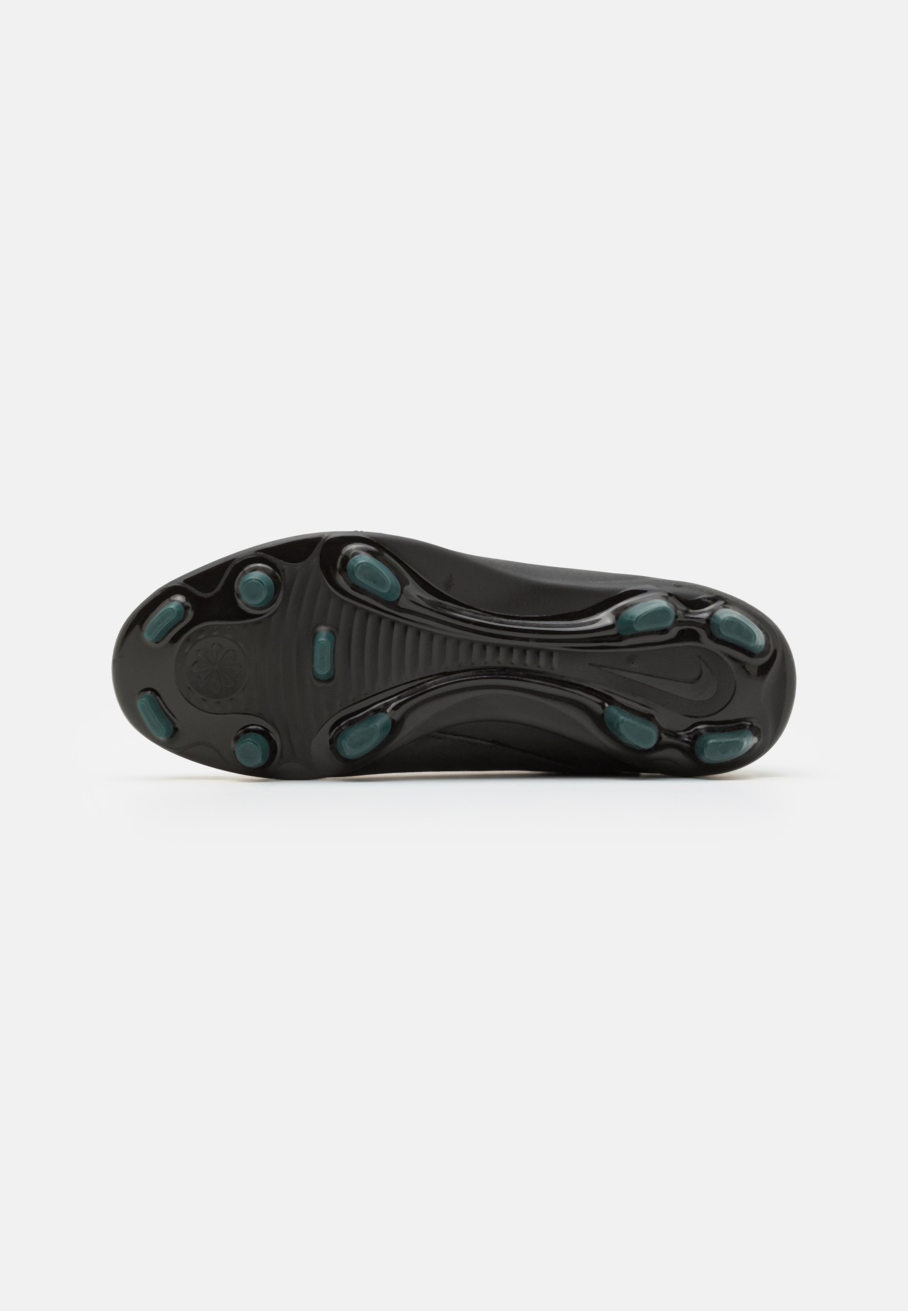 Chuteiras Nike Performance JR PHANTOM GX II CLUB UNISSEX - Chuteiras para campo firme - preto/verde-escuro