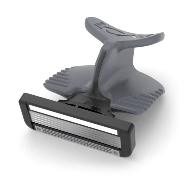 EvoShave Series 3 System barberhøvel startpakke i karbonsvart